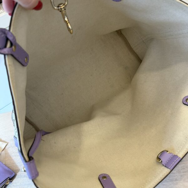 Gucci Monogram Medium Craft Tote Lilac