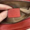 Gucci Calfskin Matelasse GG Marmont Belt Bag 95 38 Red