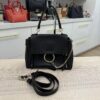 Chloe Black Leather Small Faye Day Bag Black