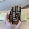 Burberry Calfskin Vintage Check Camera Bag Archive Beig