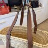Loewe Raffia Basket Tote Bag Natural Tan
