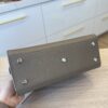 Machine Paris Lutece PM Grained Leather Top-Handle Bag Elephant