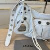 Balenciaga Le Cagole Small Shoulder Bag Optic White