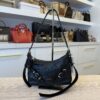Givenhcy Tumbled Calfskin Mini Voyou Boyfriend Party Bag Black
