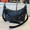 Givenhcy Tumbled Calfskin Mini Voyou Boyfriend Party Bag Black