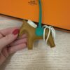 Hermes Milo Lambskin Grigri Rodeo Horse Bag Charm PM