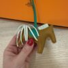 Hermes Milo Lambskin Grigri Rodeo Horse Bag Charm PM
