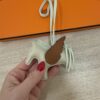 Hermes Milo Lambskin Grigri Rodeo Pegase Horse Bag Charm