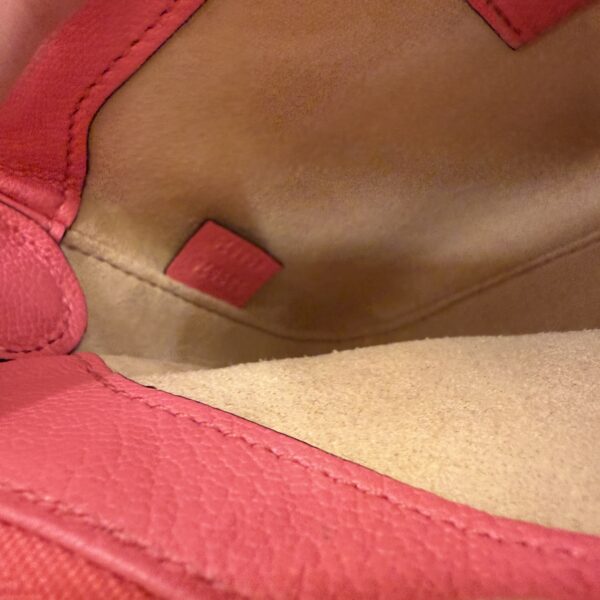 Gucci Goatskin Mini Aphrodite Shoulder Bag Pink