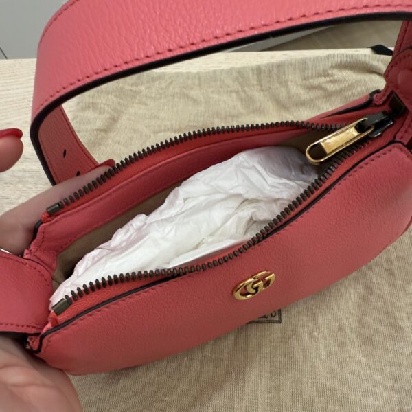 Gucci Goatskin Mini Aphrodite Shoulder Bag Pink