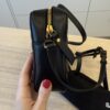 Saint Laurent (YSL) Calfskin Monogram Lou Camera Black Gold Hardware