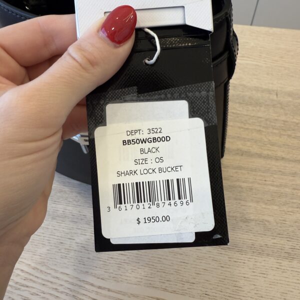 Givenchy Shark Lock Bucket Bag in Box Leather