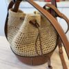 Loewe Small Raffia Balloon Bag Natural