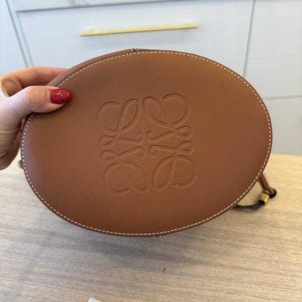 Loewe Small Raffia Balloon Bag Natural