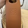 Loewe Small Raffia Balloon Bag Natural