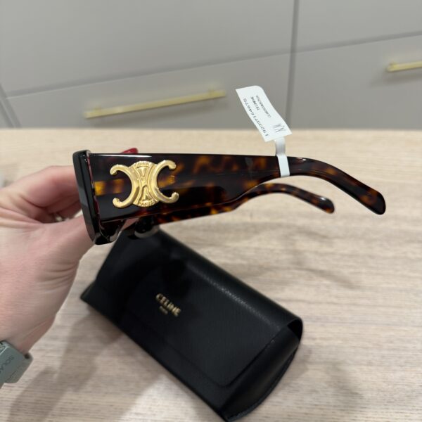 Celine Triomphe 53MM Rectangular Sunglasses Brown