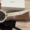Celine Triomphe White Sunglasses