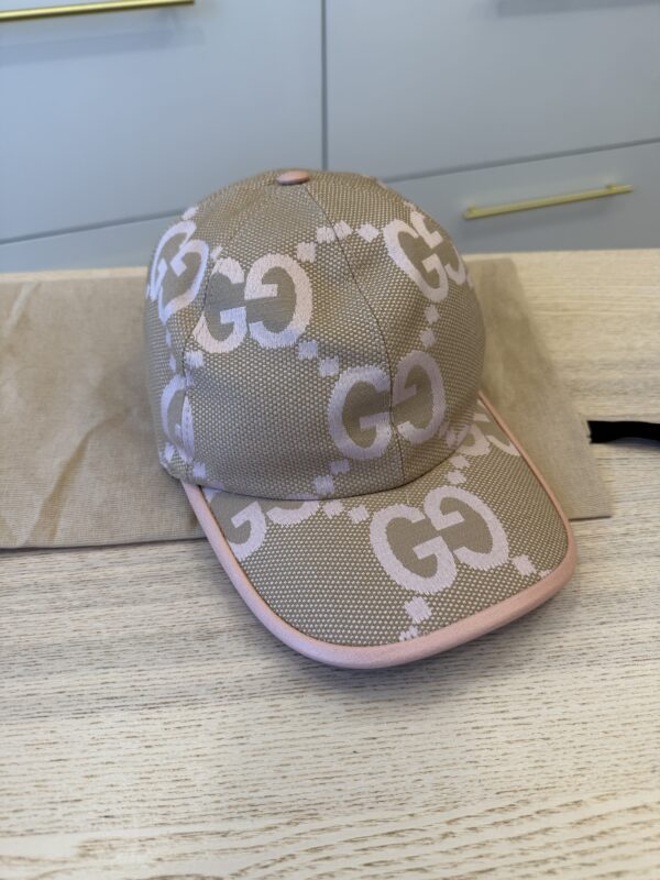 Gucci Monogram Jumbo GG Baseball Hat Size Large