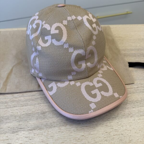 Gucci Monogram Jumbo GG Baseball Hat Size Large