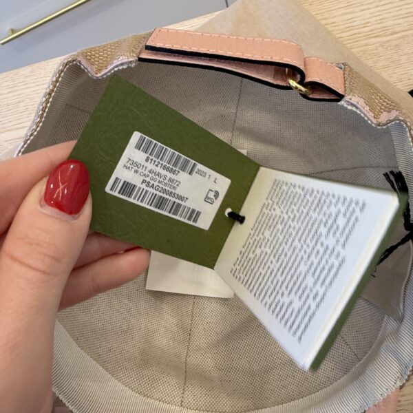 Gucci Monogram Jumbo GG Baseball Hat Size Large