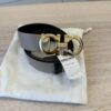 Salvatore Ferragamo Reversible and Adjustable Gancini Belt 32/80 Black and Tan