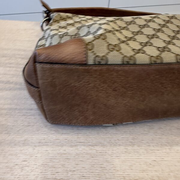 Gucci Miss GG Hobo GG Canvas with Leather Small