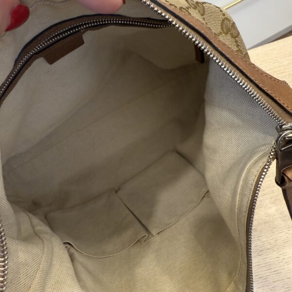 Gucci Miss GG Hobo GG Canvas with Leather Small