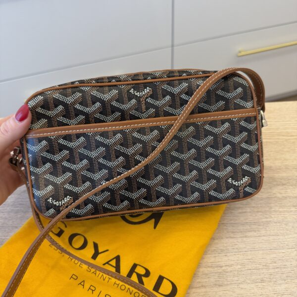 Goyard Goyardine Sac Cap Vert Black and Tan