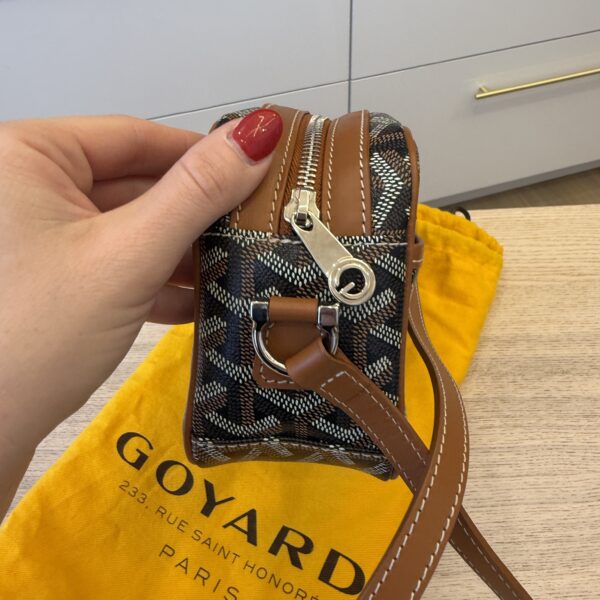 Goyard Goyardine Sac Cap Vert Black and Tan