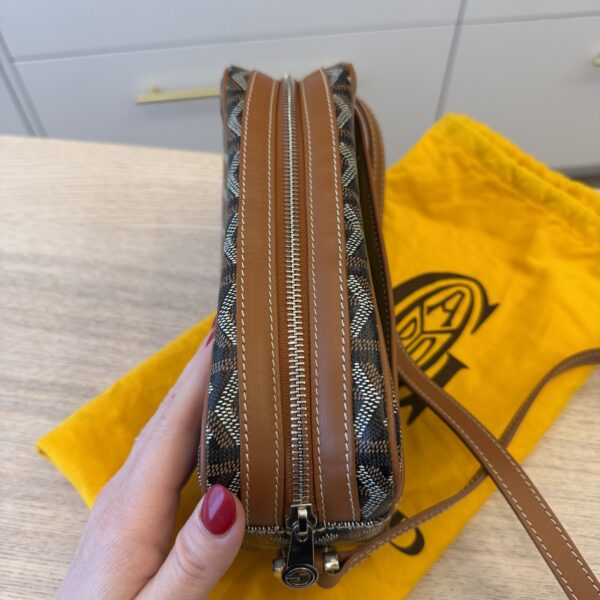 Goyard Goyardine Sac Cap Vert Black and Tan
