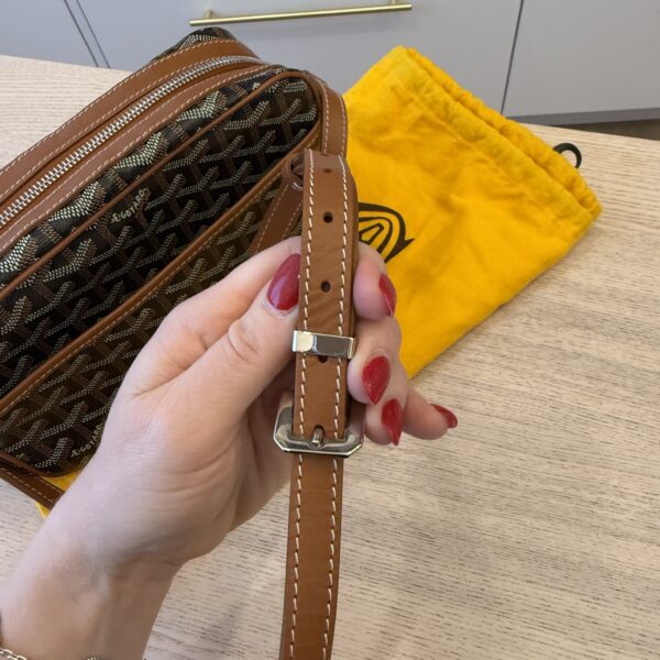 Goyard Goyardine Sac Cap Vert Black and Tan