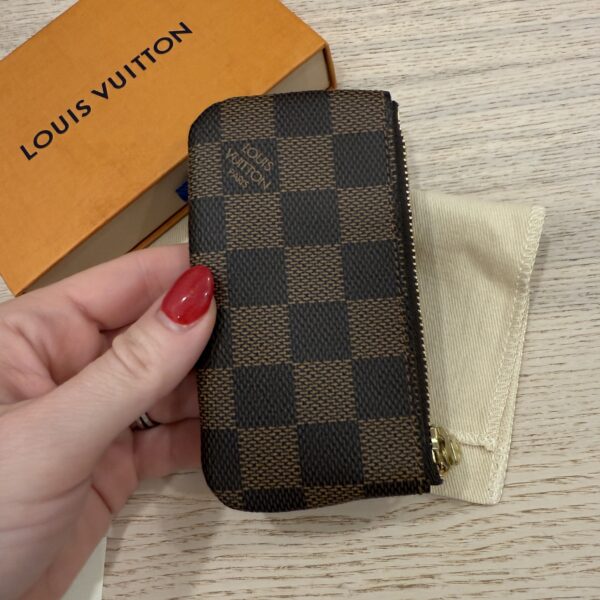 Louis Vuitton Damier Ebene Key Pouch Cles