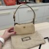 Gucci Goatskin Mini Aphrodite Shoulder Bag Cream