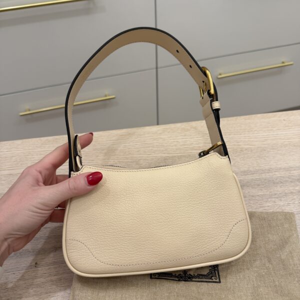 Gucci Goatskin Mini Aphrodite Shoulder Bag Cream