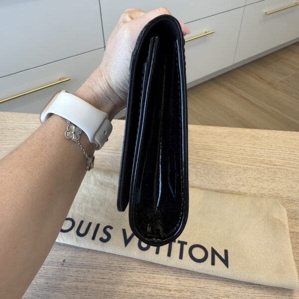Louis Vuitton Patent Louise Clutch Black