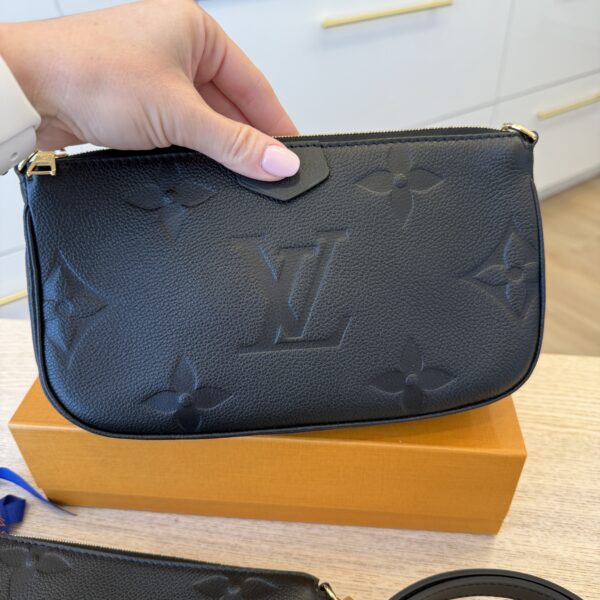 Louis Vuitton Empreinte Monogram Giant Multi Pochette Accessories Black