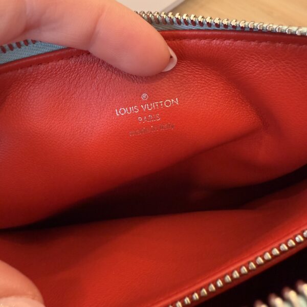 Louis Vuitton Lambskin Embossed Monogram Coussin PM