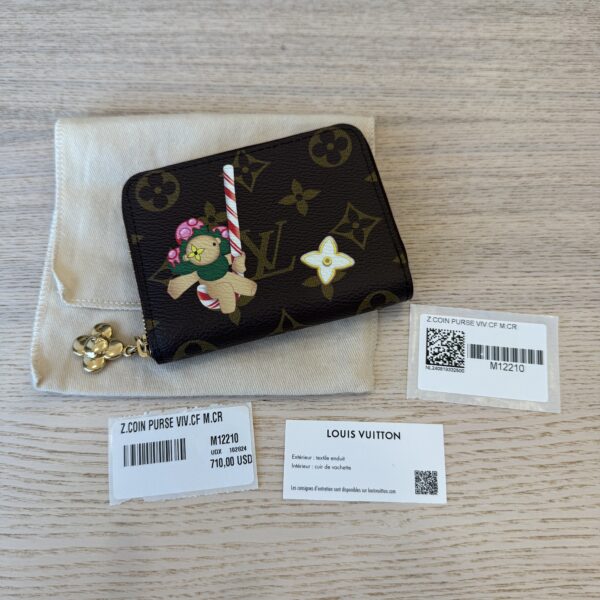 Louis Vuitton Monogram 2024 Christmas Animation Candy Factory Zippy Coin Purse Vivienne