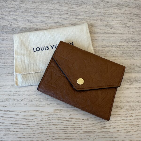Louis Vuitton Empreinte Victorine Wallet Cognac