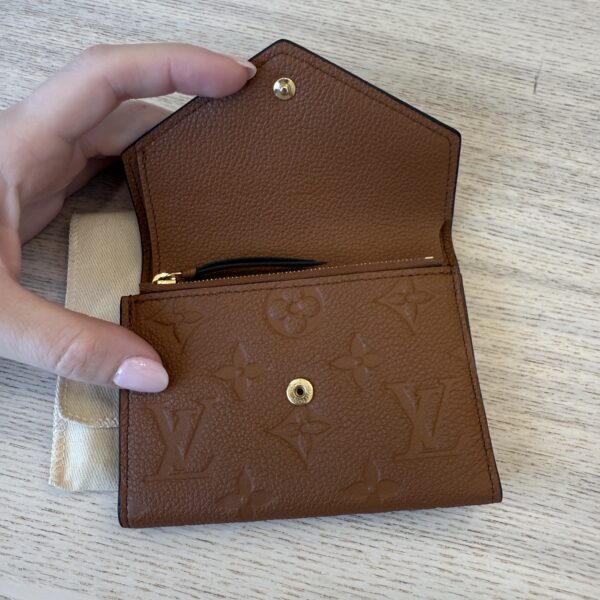 Louis Vuitton Empreinte Victorine Wallet Cognac
