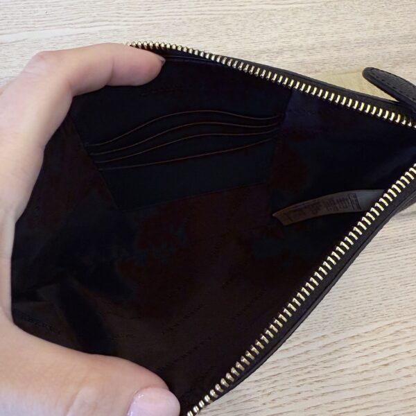 Burberry Multicolor House Check Peyton Convertible Clutch Black