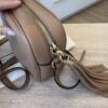 Gucci Calfskin Small Soho Disco Bag Beige