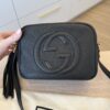 Gucci Calfskin Small Soho Disco Bag Black