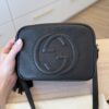Gucci Calfskin Small Soho Disco Bag Black