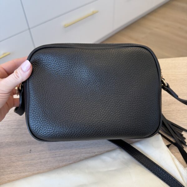 Gucci Calfskin Small Soho Disco Bag Black