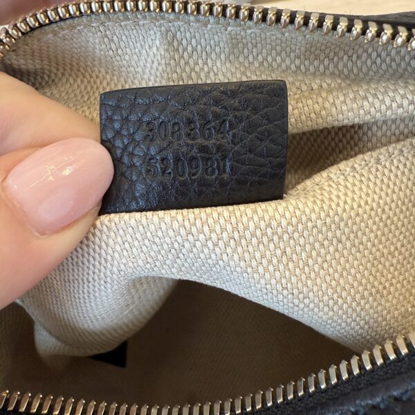 Gucci Calfskin Small Soho Disco Bag Black