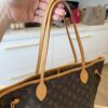 Louis Vuitton Monogram Neverfull MM Beige