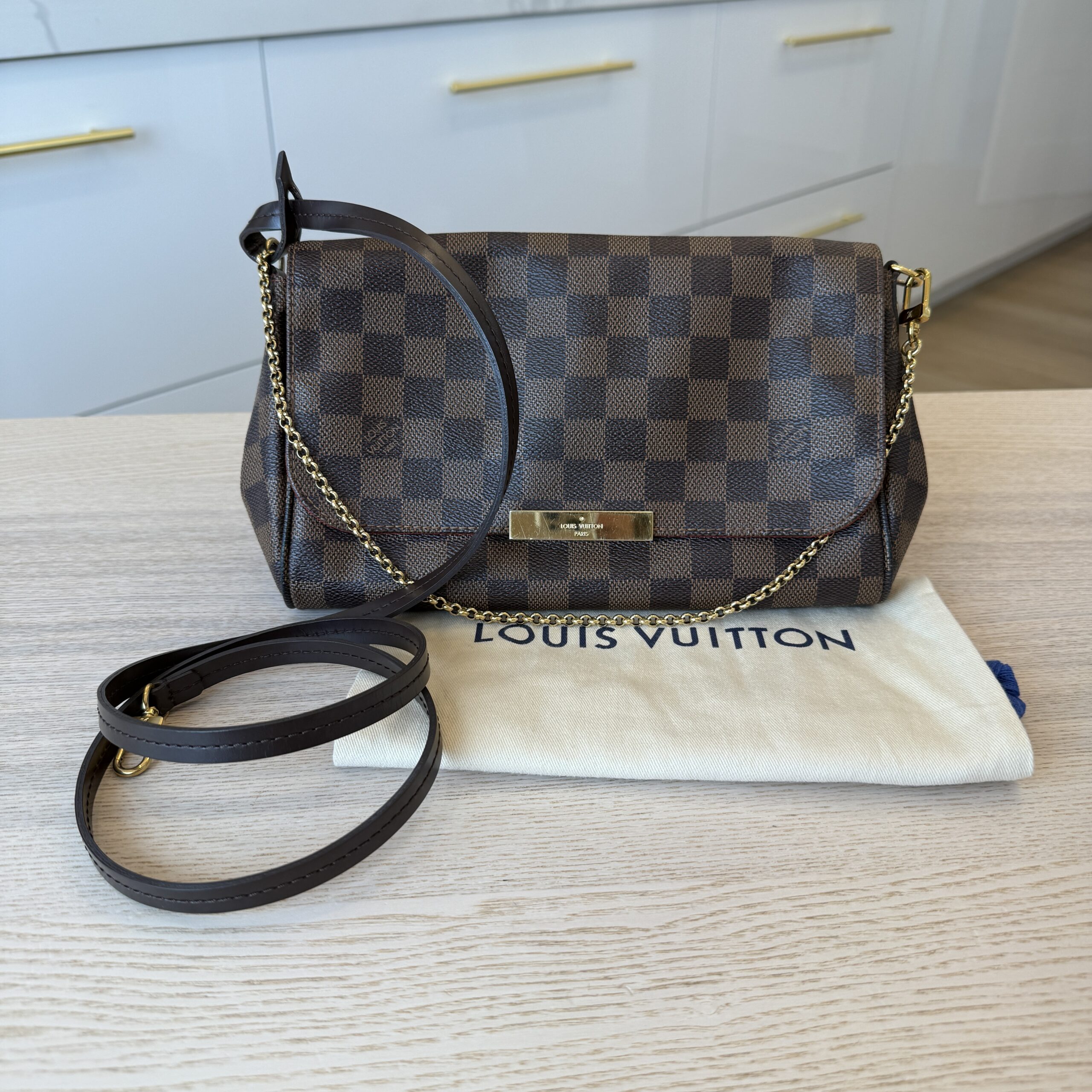 Louis Vuitton Damier Ebene Favorite MM