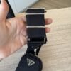 Prada Re-Nylon Saffiano Re-Edition 2000 Double Zip Crossbody Bag Black