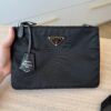Prada Re-Nylon Saffiano Re-Edition 2000 Double Zip Crossbody Bag Black